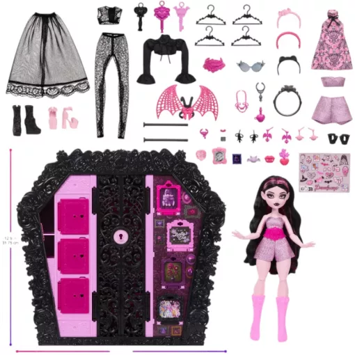 Mattel Monster High Skulltimate Secrets: Ultimate Skulltimate játékszett Draculaura babával