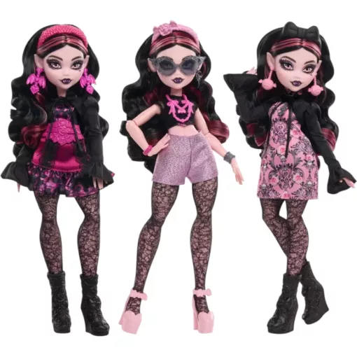 Mattel Monster High Skulltimate Secrets: Ultimate Skulltimate játékszett Draculaura babával