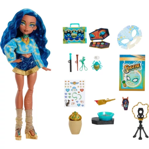 Mattel Monster High Self-Scare Secrets Cleo de Nile rémségápolás baba