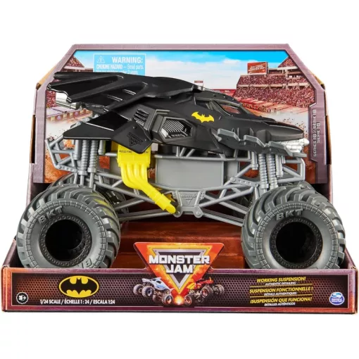 Monster Jam Batman Batmobile Monster Truck 1:24 fém játékautó
