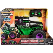 Monster Jam távirányítós RC Smash & Bash Grave Digger monster truck autó 33cm