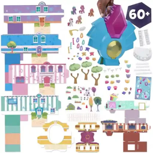Hasbro Én kicsi pónim: Mini World Magic - Crystal hordozható házikója, My Little Pony
