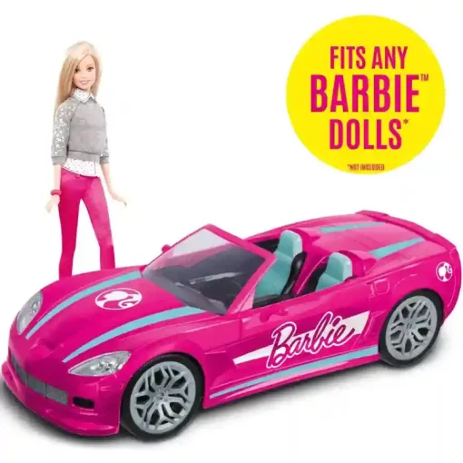 Mondo Motors - Barbie RC távirányítós álom kabrió autója 42cm