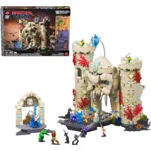 Mattel Brick Shop Masters of the Universe - Csata a Grayskull-kastélynál építőjáték (csomagolássérült-új)