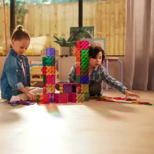 Magnetic Tiles 100db-os mágneses építőjáték