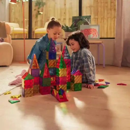 Magnetic Tiles 100db-os mágneses építőjáték