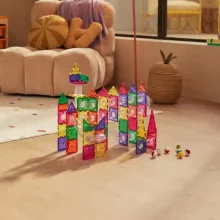 Magnetic Tiles 125db-os mágneses golyópálya építőjáték