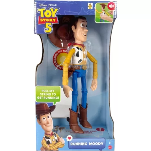 Mattel Toy Story 5 Woody interaktív futó akciófigura