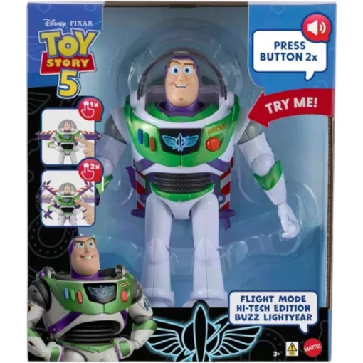 Mattel Toy Story 5 Buzz Lightyear interaktív repülő akciófigura