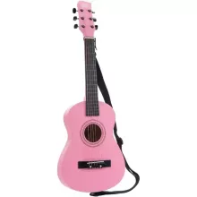 Rockstar Junior 6 húros akusztikus rózsaszín gitár gyerekeknek