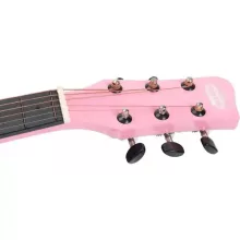 Rockstar Junior 6 húros akusztikus rózsaszín gitár gyerekeknek