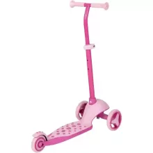 iSporter fémvázas háromkerekű gyerek roller lábfékkel, LED világítással