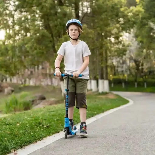 Aero C1 fémvázas kétkerekű gyerek roller lábfékkel, LED világítással