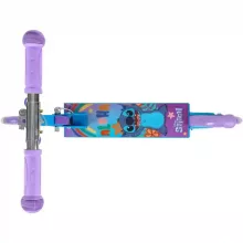 Disney Stitch fémvázas összecsukható kétkerekű gyerek roller lábfékkel, LED világítással