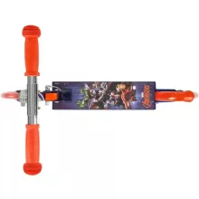 Marvel Bosszúállók fémvázas összecsukható kétkerekű gyerek roller lábfékkel, LED világítással