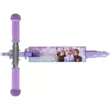 Disney Jégvarázs fémvázas összecsukható kétkerekű gyerek roller lábfékkel, LED világítással