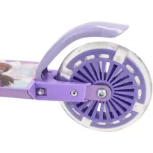 Disney Jégvarázs fémvázas összecsukható kétkerekű gyerek roller lábfékkel, LED világítással
