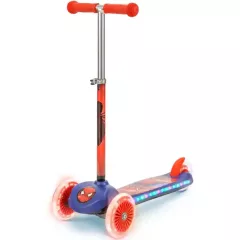   Marvel Pókember fémvázas háromkerekű gyerek roller lábfékkel, LED világítással