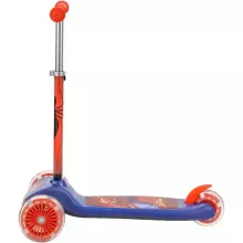 Marvel Pókember fémvázas háromkerekű gyerek roller lábfékkel, LED világítással