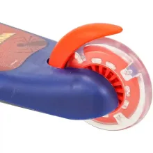 Marvel Pókember fémvázas háromkerekű gyerek roller lábfékkel, LED világítással