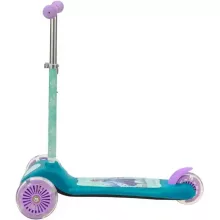 Disney Jégvarázs fémvázas háromkerekű gyerek roller lábfékkel, LED világítással