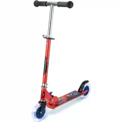   Marvel Pókember fémvázas összecsukható kétkerekű gyerek roller lábfékkel, LED világítással