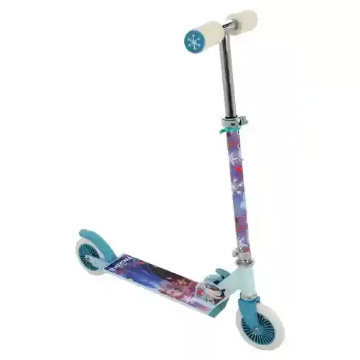 Jégvarázs fémvázas összecsukható kétkerekű gyerek roller lábfékkel