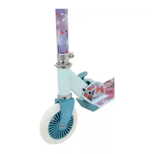 Jégvarázs fémvázas összecsukható kétkerekű gyerek roller lábfékkel