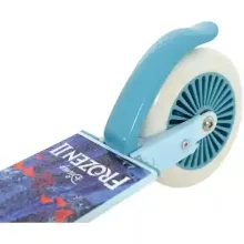 Jégvarázs fémvázas összecsukható kétkerekű gyerek roller lábfékkel