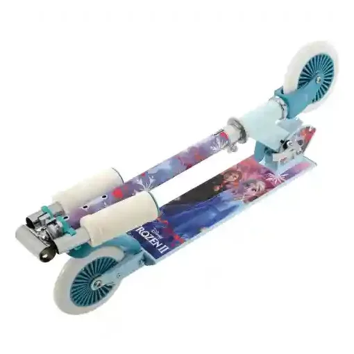 Jégvarázs fémvázas összecsukható kétkerekű gyerek roller lábfékkel