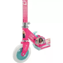 Barbie fémvázas összecsukható kétkerekű gyerek roller lábfékkel