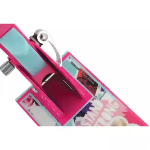 Barbie fémvázas összecsukható kétkerekű gyerek roller lábfékkel