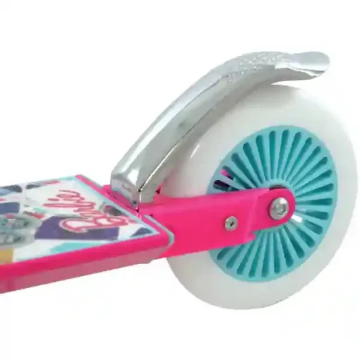 Barbie fémvázas összecsukható kétkerekű gyerek roller lábfékkel