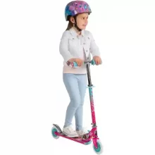 Barbie fémvázas összecsukható kétkerekű gyerek roller lábfékkel