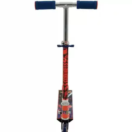 Pókember fémvázas összecsukható kétkerekű gyerek roller lábfékkel