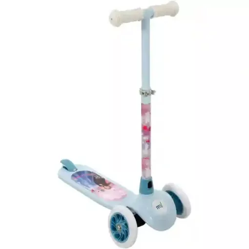 Jégvarázs fémvázas háromkerekű kormányozható gyerek roller lábfékkel