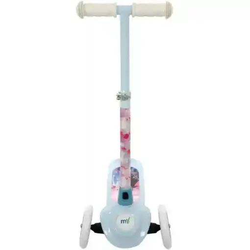 Jégvarázs fémvázas háromkerekű kormányozható gyerek roller lábfékkel