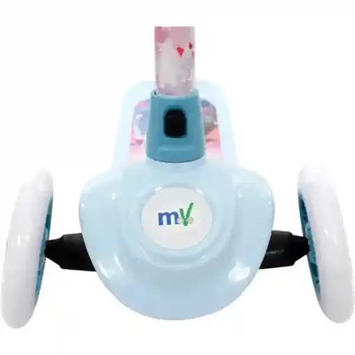 Jégvarázs fémvázas háromkerekű kormányozható gyerek roller lábfékkel