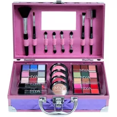 MYA Cosmetics sminkkészlet hordozható kofferben