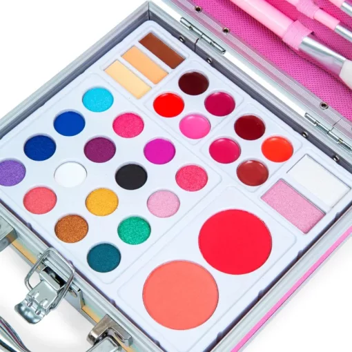 MYA Cosmetics sminkkészlet hordozható csillámos kofferben
