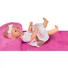 Simba Toys New Born Baby - 6 funkciós, interaktív lány baba 43cm (105039005)