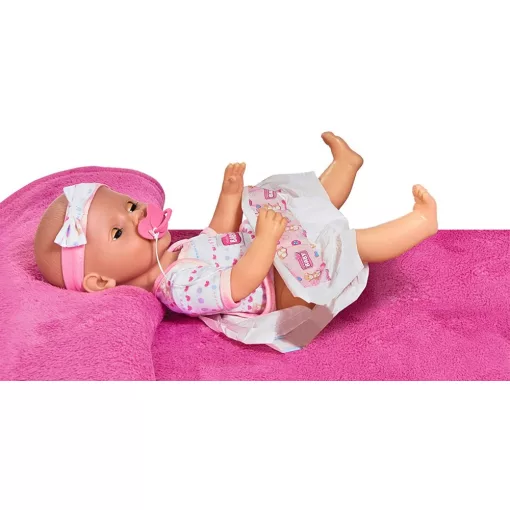 Simba Toys New Born Baby - 6 funkciós, interaktív lány baba 43cm (105039005)