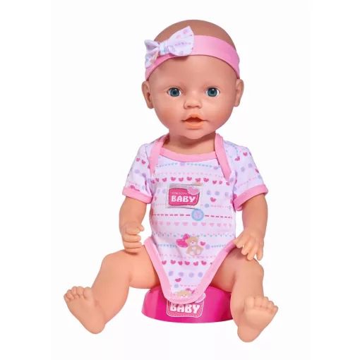 Simba Toys New Born Baby - 6 funkciós, interaktív lány baba 43cm (105039005)