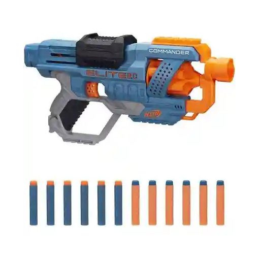 Hasbro Nerf E9485 Elite 2.0 Commander RD-6 játék szivacslövő forgótáras fegyver 12db lövedékkel