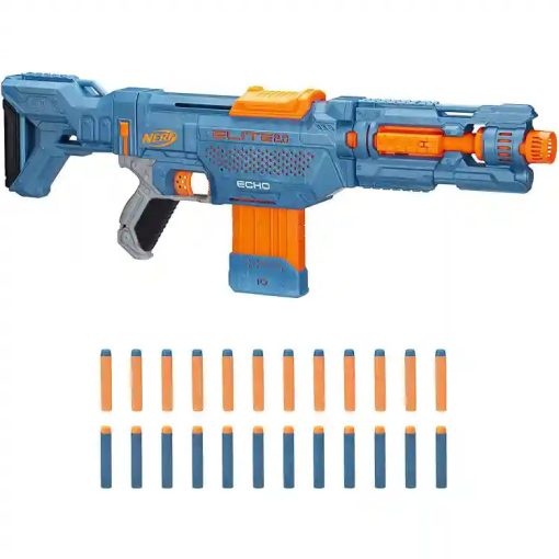 Hasbro Nerf Elite 2.0 Echo CS-10 motorizált játék szivacslövő fegyver 24db lövedékkel