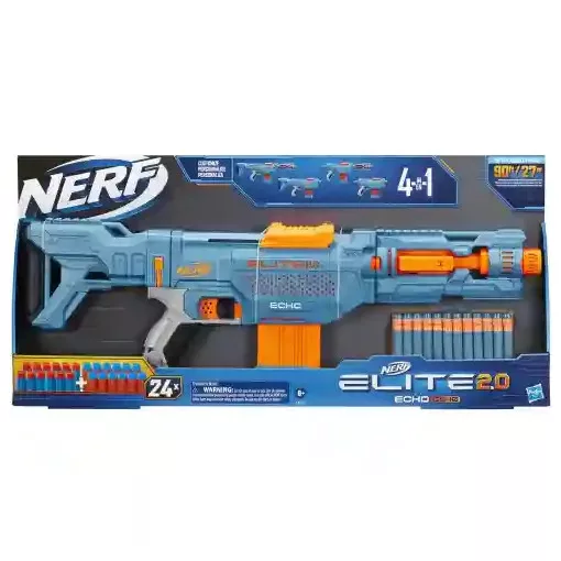 Hasbro Nerf Elite 2.0 Echo CS-10 játék szivacslövő fegyver 24db lövedékkel