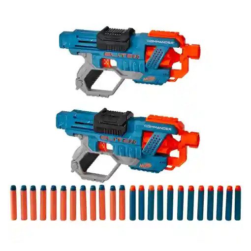 Hasbro Nerf Elite 2.0 Commander RD-6 2db játék szivacslövő forgótáras fegyver 24db lövedékkel