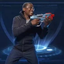 Hasbro Nerf Elite 2.0 Commander RD-6 2db játék szivacslövő forgótáras fegyver 24db lövedékkel