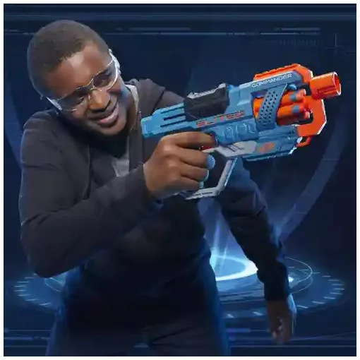 Hasbro Nerf Elite 2.0 Commander RD-6 2db játék szivacslövő forgótáras fegyver 24db lövedékkel