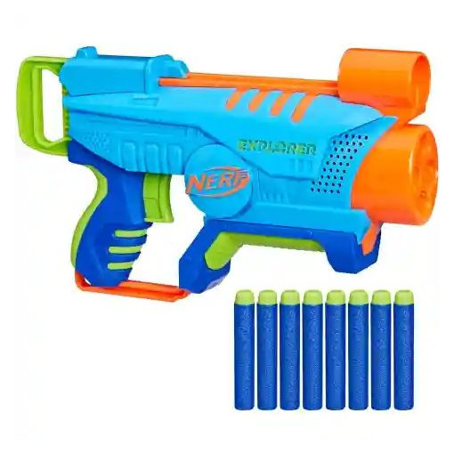 Hasbro Nerf F6367 Elite Junior Explorer játék szivacslövő fegyver 8db lövedékkel